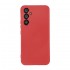Samsung Galaxy S24 Plus Red Silicone Case With Camera Protector
