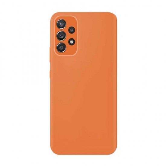Capa Silicone Samsung Galaxy A53 5g Laranja Com Protetor De Câmera Capa Silicone Samsung Galaxy A53 5g Laranja Com Protetor De Câmera