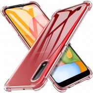 Anti-shock Hard Silicone Case Samsung Galaxy A01 Transparent