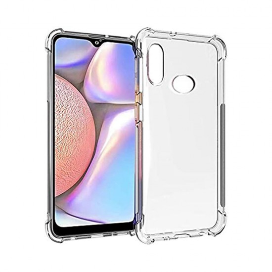 Capa Silicone Dura Anti-Choque Samsung Galaxy A10s Transparente