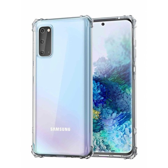 Capa Silicone Dura Anti-Choque Samsung Galaxy S11E/S20 Transparente
