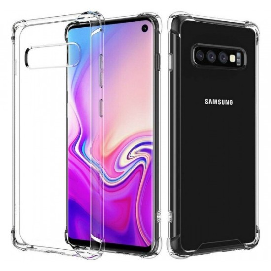 Capa Silicone Dura Anti-Choque Samsung Galaxy S10 Plus Transparente