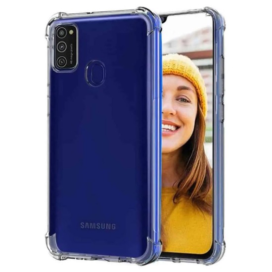 Capa Silicone Dura Anti-Choque Samsung Galaxy A31 Transparente