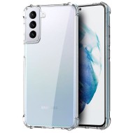 Capa Silicone Dura Anti-Choque Samsung Galaxy S21 Fe Transparente
