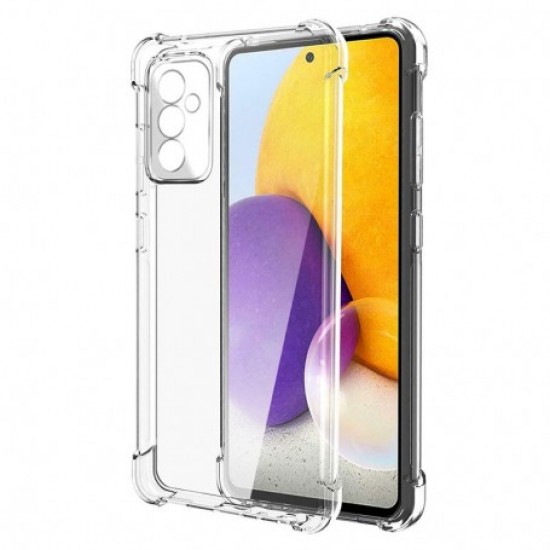 Capa Silicone Dura Anti-Choque Samsung Galaxy M52 5g/M526b Transparente Com Protetor De Câmera