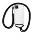 Samsung Galaxy A12 Transparent Anti-Shock With Black Strap Hard Silicone Case
