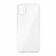 Capa Silicone Anti-Choque Samsung Galaxy A05 Transparente Armor Com Protetor De Câmera