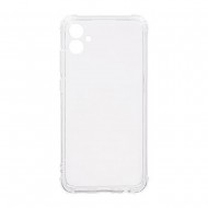 Capa Silicone Anti-Choque Samsung Galaxy A05 Transparente Com Protetor De Câmera