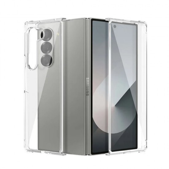 Capa Silicone Dura Anti-Choque Samsung Galaxy Z Fold6 Transparente Capa Silicone Dura Anti-Choque Samsung Galaxy Z Fold6 Transparente
