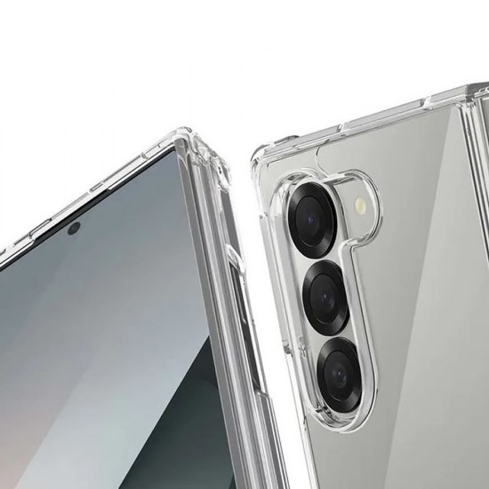 Capa Silicone Dura Anti-Choque Samsung Galaxy Z Fold6 Transparente Capa Silicone Dura Anti-Choque Samsung Galaxy Z Fold6 Transparente