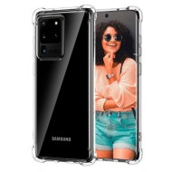Capa Silicone Dura Anti-Choque Samsung Galaxy S20 Ultra / S11 Plus Preto