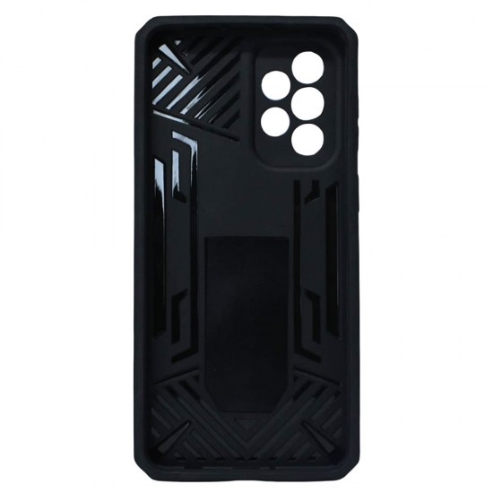 Capa Silicone Dura Anti-Choque Samsung Galaxy A33 5g Preto Com Protetor De Câmera E Kickstand Capa Silicone Dura Anti-Choque Samsung Galaxy A33 5g Preto Com Protetor De Câmera E Kickstand