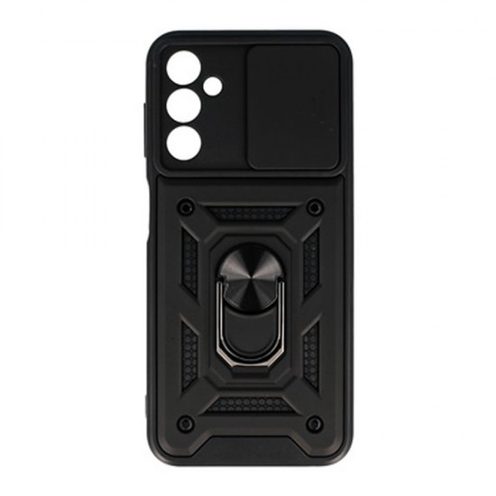 Capa Silicone Anti-Choque Samsung Galaxy A14 5g Preto Ring Armor/Slide Camera Capa Silicone Anti-Choque Samsung Galaxy A14 5g Preto Ring Armor/Slide Camera