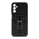 Capa Silicone Anti-Choque Samsung Galaxy A14 5g Preto Ring Armor/Slide Camera Capa Silicone Anti-Choque Samsung Galaxy A14 5g Preto Ring Armor/Slide Camera