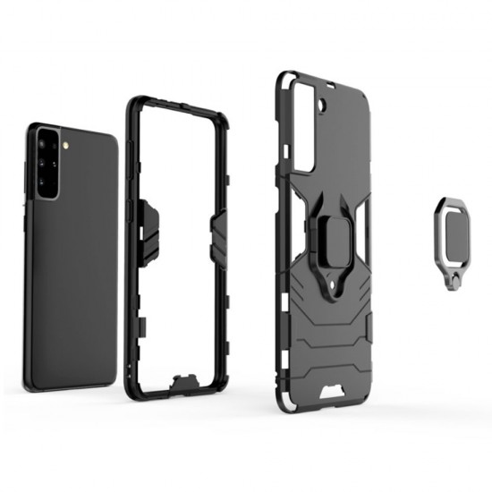 Funda De Silicona Antigolpes Armor Carbon Samsung Galaxy S21 5g Negro Ring Armor Funda De Silicona Antigolpes Armor Carbon Samsung Galaxy S21 5g Negro Ring Armor