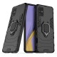 Capa Silicone Anti-Choque Armor Carbon Samsung Galaxy A51 Preto Ring Armor