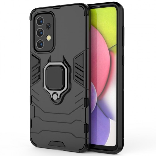 Capa Silicone Anti-Choque Armor Carbon Samsung Galaxy A33 5g Preto Ring Armor Capa Silicone Anti-Choque Armor Carbon Samsung Galaxy A33 5g Preto Ring Armor