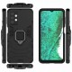 Capa Silicone Anti-Choque Armor Carbon Samsung Galaxy A23 4g/5g Preto Ring Armor