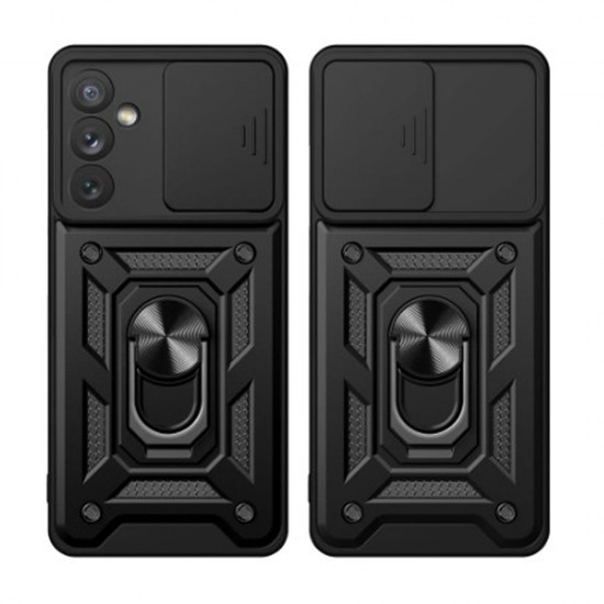 Capa Silicone Tpu Com Anel De Dedo Samsung Galaxy A34 5g Preto Com Protetor De Câmera E Janela Deslizante Capa Silicone Tpu Com Anel De Dedo Samsung Galaxy A34 5g Preto Com Protetor De Câmera E Janela Deslizante