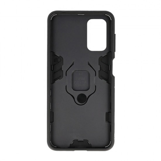 Capa Silicone Anti-Choque Armor Carbon Samsung Galaxy A13 4g Preto Ring Armor