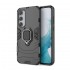Funda De Silicona Antigolpes Armor Carbon Samsung Galaxy A35 5G Negro Ring Armor
