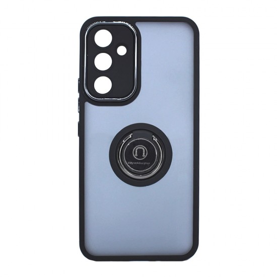 Capa Silicone Com Anel De Dedo Samsung Galaxy A54 Preto Com Protetor De Câmera Elektro Capa Silicone Com Anel De Dedo Samsung Galaxy A54 Preto Com Protetor De Câmera Elektro