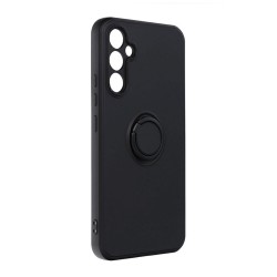 Samsung Galaxy A34 5G Black With Camera Protector And Ring Holder Silicone Case
