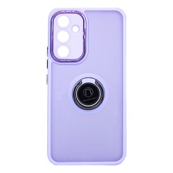 Samsung Galaxy A35 5G Lilac Silicone Case With Finger Ring And Camera Protector Elektro