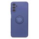 Capa Silicone Com Anel De Dedo Samsung Galaxy A24 4g/A25 5g Azul Escuro Com Protetor De Câmera Capa Silicone Com Anel De Dedo Samsung Galaxy A24 4g/A25 5g Azul Escuro Com Protetor De Câmera