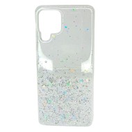 Samsung Galaxy A22 4g A225 Transparent Bling Glitter Silicone Case
