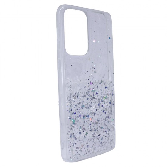 Samsung Galaxy A33 5G Transparent Bling Glitter Silicone Case