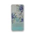 Capa Silicone Com Desenho Bling Glitter Samsung Galaxy A52 / A52s Azul Flowers Com Kickstand