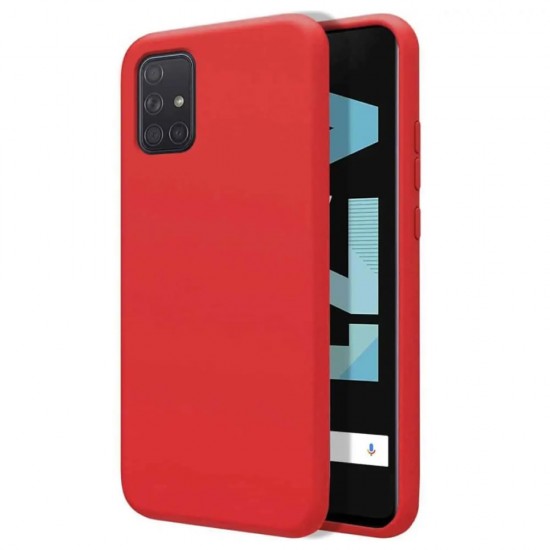 Capa Silicone Gel Samsung Galaxy A51 Vermelho Robusta Capa Silicone Gel Samsung Galaxy A51 Vermelho Robusta