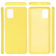 Samsung Galaxy A51 Yellow Robust Silicone Gel Case