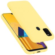 Samsung Galaxy M21 Yellow Robust Silicone Gel Case