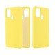 Capa Silicone Gel Samsung Galaxy M21 Amarelo Robusta