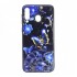 Capa De Silicio Con Metal Y Anillo De Dedo Samsung Galaxy A10s Azul