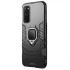 Capa Silicone Anti-Choque Armor Carbon Samsung Galaxy S20 Plus / G985 Preto Ring Armor Case