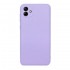 Capa Silicone Samsung Galaxy A04 Lilás Com Protetor De Câmera