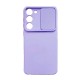 Capa Silicone Gel Samsung Galaxy S23 Lilás Com Protetor De Câmera E Janela Deslizante Capa Silicone Gel Samsung Galaxy S23 Lilás Com Protetor De Câmera E Janela Deslizante