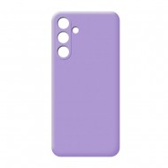 Capa Silicone Samsung Galaxy A35 Lilás Com Protetor De Câmera