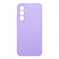 Capa Silicone Gel Samsung Galaxy A05s Lilás Com Protetor De Câmera 3d