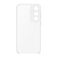 Samsung Galaxy A55 Transparent With Camera Protector Silicone Gel Case
