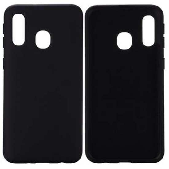 Samsung Galaxy A40 Black Robust Silicone Gel Case Samsung Galaxy A40 Black Robust Silicone Gel Case