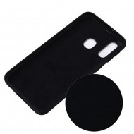 Capa Silicone Gel Samsung Galaxy A40 Preto Robusta