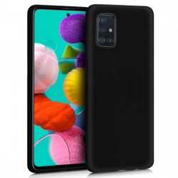 Samsung Galaxy A51/A31/M40S Black Robust Silicone Gel Case