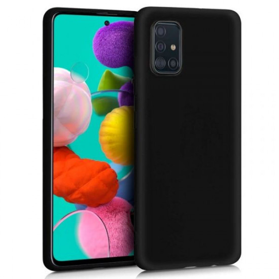 Capa Silicone Gel Samsung Galaxy A51/A31/M40S Preto Robusta Capa Silicone Gel Samsung Galaxy A51/A31/M40S Preto Robusta