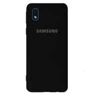 Capa Silicone Gel Samsung Galaxy A01 Core Preto Premium