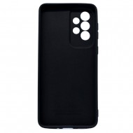 Capa Silicone Samsung Galaxy A33 5g Preto Com Protetor De Câmera 3d