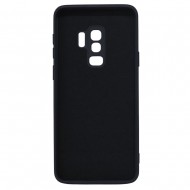 Samsung Galaxy S9 Plus Black With Camera Protector Silicone Gel Case